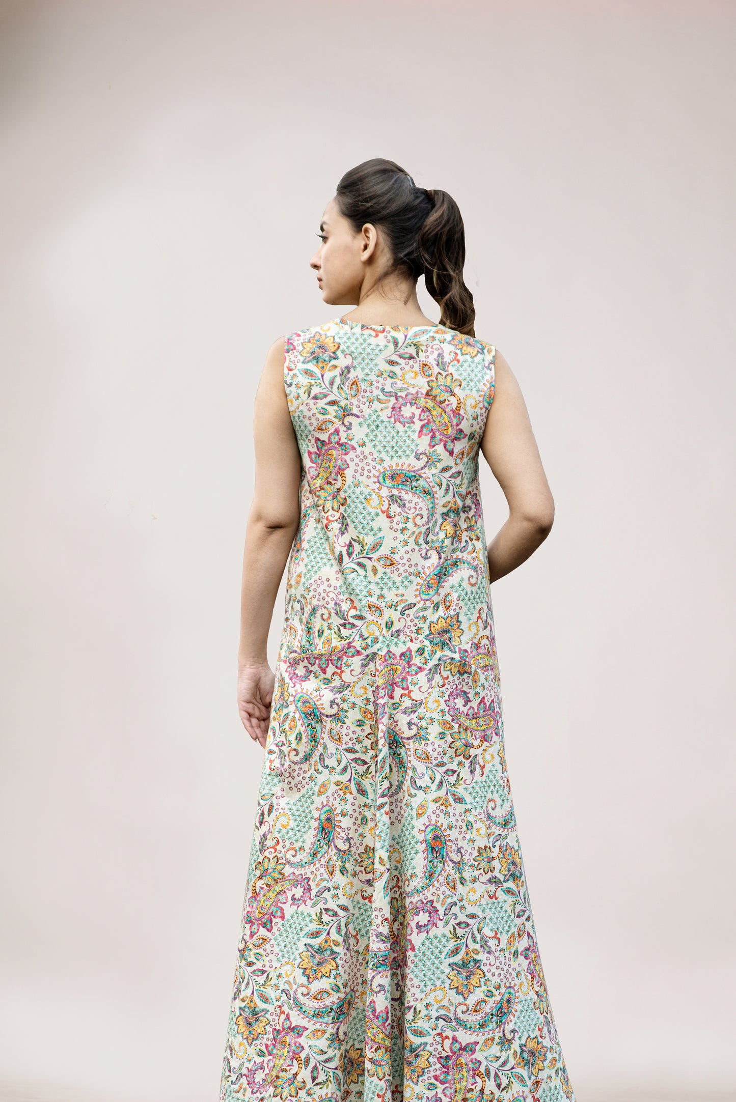 Boteh Organic Cotton Long Dress