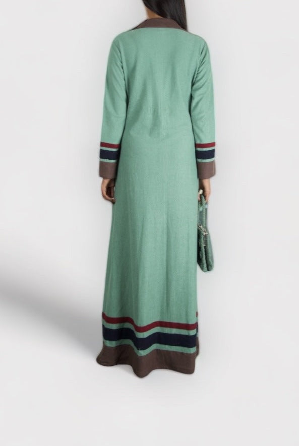 Pastor Green Long Dress