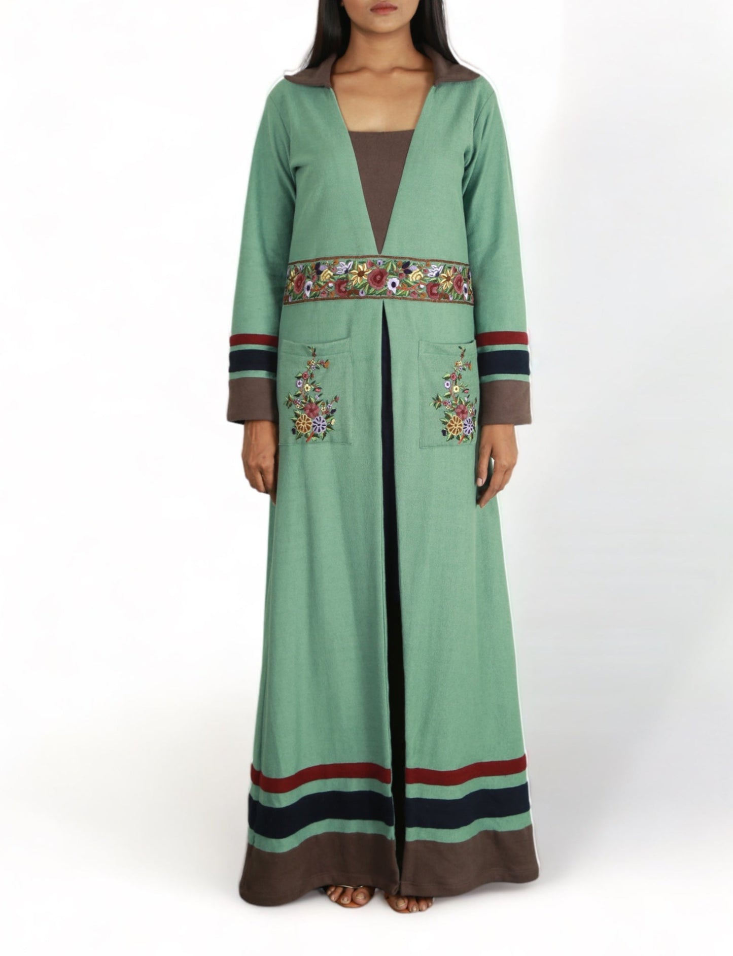Pastor Green Long Dress