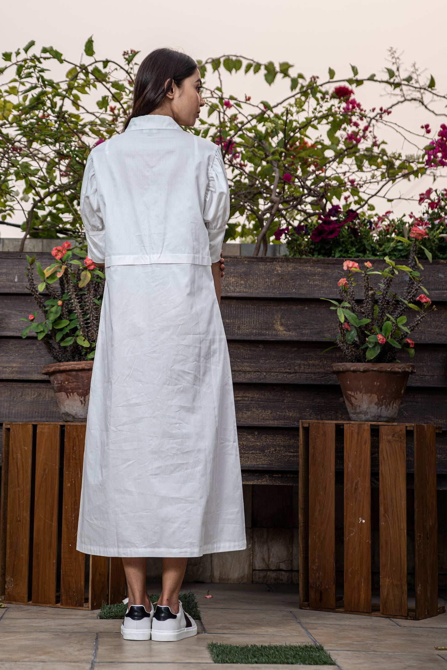 BLossom -Button Down Long Dress