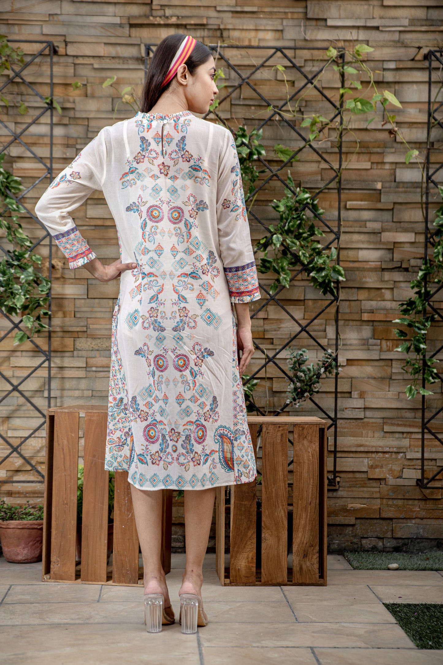 Nomade-Pleated Dress