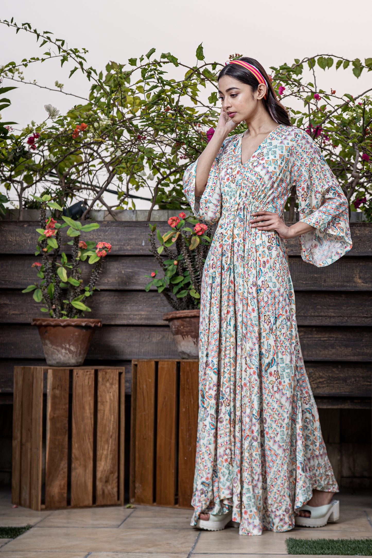 Nomade -Long Flared Dress